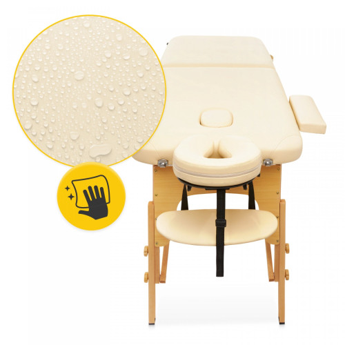 Массажный стол  4FIZJO Massage Table Wood W70 Beige - фото №2